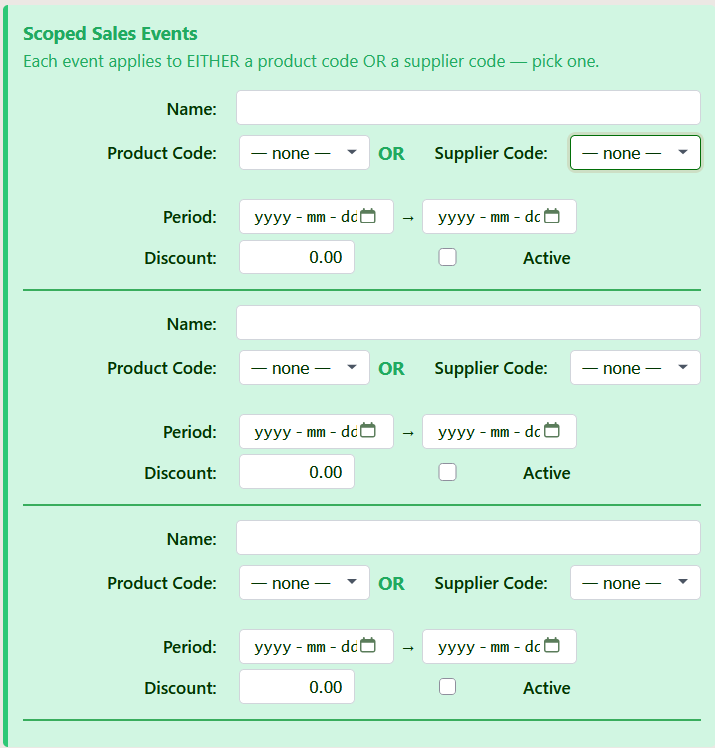 Client Selection Screenshot